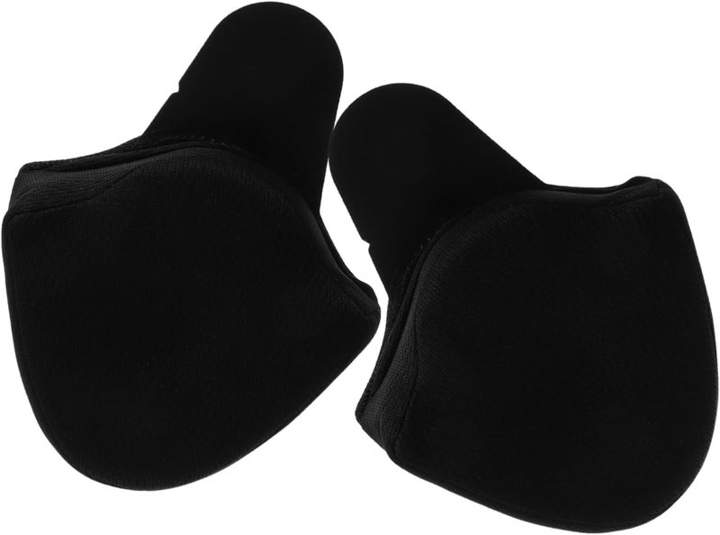 FUNOMOCYA 1 Pair Windproof Motorcycle Ear Pads Warm for Cycling Protective Covers for Biking Audible Riding Ear Warmers Universal Fit for Half Helmets - Image 1
